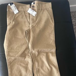 The Children’s Place Size 8 Khaki Straight Leg Pants (Two Pair Brand New)